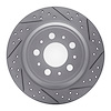 830-27024R Geoperformance Drilled/Slotted Brake Rotor, 1999-2009 Volvo, Position: Rear Right - image 1