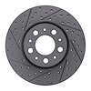 830-27028L Geoperformance Drilled/Slotted Brake Rotor, 1999-2009 Volvo, Position: Front Left - image 1