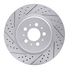 830-27032L Geoperformance Drilled/Slotted Brake Rotor, 2004-2007 Volvo, Position: Rear Left - image 1