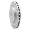 830-27032L Geoperformance Drilled/Slotted Brake Rotor, 2004-2007 Volvo, Position: Rear Left - image 2