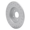 830-27033L Geoperformance Drilled/Slotted Brake Rotor, 2004-2013 Volvo, Position: Rear Left - image 4