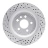830-27037R Geoperformance Drilled/Slotted Brake Rotor, 2007-2015 Volvo, Position: Rear Right - image 2