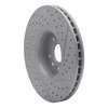 830-27043L Geoperformance Drilled/Slotted Brake Rotor, 2010-2016 Volvo, Position: Front Left - image 4