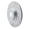 830-27054L Geoperformance Drilled/Slotted Brake Rotor, Fits Select Multiple Makes/Models, Position: Rear Left - image 2