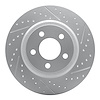 830-27058R Geoperformance Drilled/Slotted Brake Rotor, Fits Select Volvo, Position: Rear Right - image 1