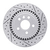 830-27060R Geoperformance Drilled/Slotted Brake Rotor, 2008-2018 Volvo, Position: Rear Right - image 1