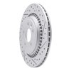 830-27060R Geoperformance Drilled/Slotted Brake Rotor, 2008-2018 Volvo, Position: Rear Right - image 2