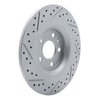 830-27061R Geoperformance Drilled/Slotted Brake Rotor, Fits Select Volvo, Position: Rear Right - image 4