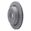 830-31044R Geoperformance Drilled/Slotted Brake Rotor, 1996-2003 BMW, Position: Rear Right - image 2