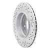 830-31047L Geoperformance Drilled/Slotted Brake Rotor, 1999-2006 BMW, Position: Rear Left - image 4