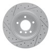 830-31053R Geoperformance Drilled/Slotted Brake Rotor, 2001-2006 BMW, Position: Rear Right - image 3
