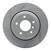 830-31066L Geoperformance Drilled/Slotted Brake Rotor, 2004-2010 BMW, Position: Rear Left
