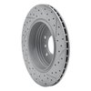 830-31066L Geoperformance Drilled/Slotted Brake Rotor, 2004-2010 BMW, Position: Rear Left - image 4