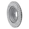 830-31070L Geoperformance Drilled/Slotted Brake Rotor, 2006-2015 BMW, Position: Rear Left - image 4