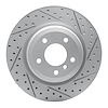 830-31070R Geoperformance Drilled/Slotted Brake Rotor, 2006-2015 BMW, Position: Rear Right - image 1
