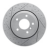 830-31075L Geoperformance Drilled/Slotted Brake Rotor, 2006-2010 BMW, Position: Rear Left - image 1