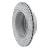 830-31075L Geoperformance Drilled/Slotted Brake Rotor, 2006-2010 BMW, Position: Rear Left - image 4