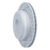 830-31081L Geoperformance Drilled/Slotted Brake Rotor, 2006-2015 BMW, Position: Rear Left - image 2