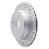 830-31081R Geoperformance Drilled/Slotted Brake Rotor, 2006-2015 BMW, Position: Rear Right - image 2