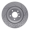 830-31090R Geoperformance Drilled/Slotted Brake Rotor, 2008-2013 BMW, Position: Rear Right - image 1