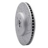 830-31093D Geoperformance Drilled/Slotted Brake Rotor, 2009-2017 BMW, Position: Right Front - image 2