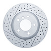 830-31096L Geoperformance Drilled/Slotted Brake Rotor, Fits Select BMW, Position: Front Left - image 1