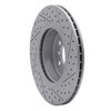 830-31103L Geoperformance Drilled/Slotted Brake Rotor, 2011-2016 BMW, Position: Front Left - image 4