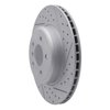 830-31106R Geoperformance Drilled/Slotted Brake Rotor, 2010-2019 BMW, Position: Rear Right - image 2