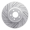 830-31112L Geoperformance Drilled/Slotted Brake Rotor, 2013-2020 BMW, Position: Front Left