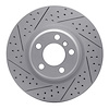 830-31113L Geoperformance Drilled/Slotted Brake Rotor, 2012-2020 BMW, Position: Rear Left - image 1