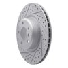 830-31113L Geoperformance Drilled/Slotted Brake Rotor, 2012-2020 BMW, Position: Rear Left - image 2