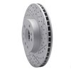830-31113R Geoperformance Drilled/Slotted Brake Rotor, 2012-2020 BMW, Position: Rear Right - image 2
