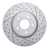 830-31114R Geoperformance Drilled/Slotted Brake Rotor, 2013-2021 BMW, Position: Rear Right - image 1