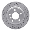 830-31117L Geoperformance Drilled/Slotted Brake Rotor, 2013-2020 BMW, Position: Rear Left - image 1
