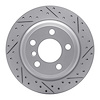 830-31117R Geoperformance Drilled/Slotted Brake Rotor, 2013-2020 BMW, Position: Rear Right - image 1