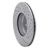 830-31121L Geoperformance Drilled/Slotted Brake Rotor, 2012-2018 BMW, Position: Front Left - image 4