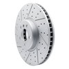 830-31133D Geoperformance Drilled/Slotted Brake Rotor, Fits Select Multiple Makes/Models, Position: Right Front - image 2