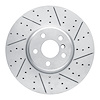 830-31134D Geoperformance Drilled/Slotted Brake Rotor, Fits Select Multiple Makes/Models, Position: Left Front - image 1