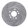 830-31135L Geoperformance Drilled/Slotted Brake Rotor, 2000-2006 BMW, Position: Front Left - image 1