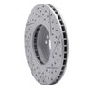 830-31135L Geoperformance Drilled/Slotted Brake Rotor, 2000-2006 BMW, Position: Front Left - image 4