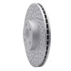830-31142L Geoperformance Drilled/Slotted Brake Rotor, 2007-2018 BMW, Position: Front Left - image 2