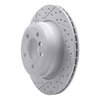 830-31143L Geoperformance Drilled/Slotted Brake Rotor, 2007-2019 BMW, Position: Rear Left - image 2