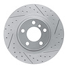 830-31152R Geoperformance Drilled/Slotted Brake Rotor, 2011-2018 BMW, Position: Rear Right - image 1