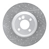 830-32002L Geoperformance Drilled/Slotted Brake Rotor, 2002-2006 Mini, Position: Front Left - image 1