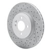 830-32002L Geoperformance Drilled/Slotted Brake Rotor, 2002-2006 Mini, Position: Front Left - image 2