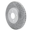 830-32002R Geoperformance Drilled/Slotted Brake Rotor, 2002-2006 Mini, Position: Front Right - image 2
