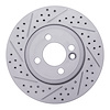 830-32005L Geoperformance Drilled/Slotted Brake Rotor, 2007-2015 Mini, Position: Front Left - image 1