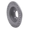 830-32013R Geoperformance Drilled/Slotted Brake Rotor, Fits Select Mini, Position: Rear Right - image 4