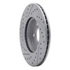 830-32015R Geoperformance Drilled/Slotted Brake Rotor, 2014-2021 Mini, Position: Front Right - image 4