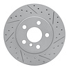 830-32017R Geoperformance Drilled/Slotted Brake Rotor, Fits Select Mini, Position: Front Right - image 1